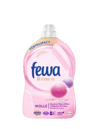 Poza cu Fewa Renew Tesaturi Moi, detergent universal lichid pentru rufe, 48 spalari, 2,64 L