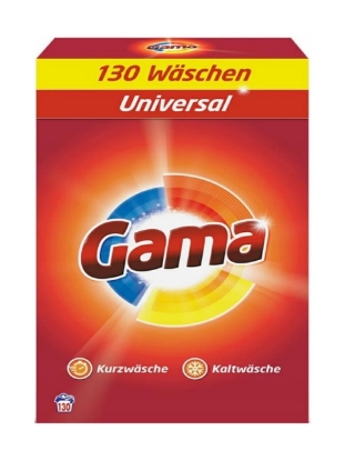 Poza cu Gama Universal, detergent pudra pentru rufe, 130 spalari, 7,8 kg