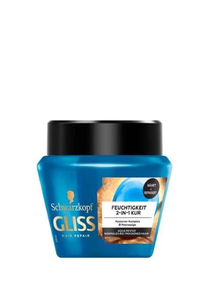 Poza cu Gliss Kur 2in1 Aqua Revive, masca par, 300 ml