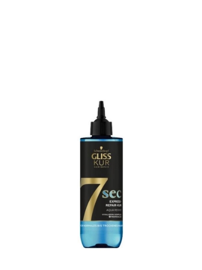 Poza cu Gliss Kur 7Sec Express Aqua Revive, tratament par, 200 ml