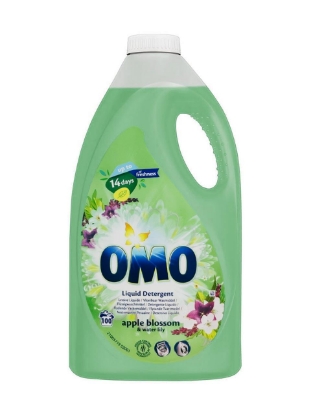 Poza cu OMO Apple Blossom & Water Lily, detergent lichid pentru rufe, 100 spalari, 5 L