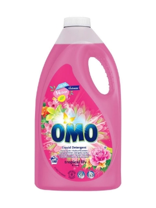 Poza cu Omo Lily & Rose, detergent lichid pentru rufe, 100 spalari, 5 L