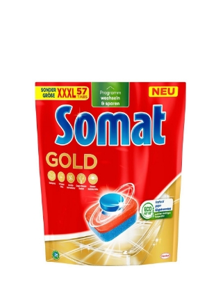 Poza cu Somat Gold Caps, capsule masina de spalat vase, 57 buc