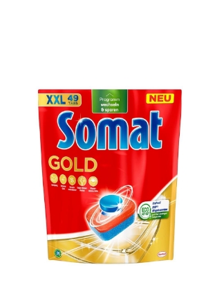 Poza cu Somat Gold XXL Pack, capsule masina de spalat vase, 49 buc