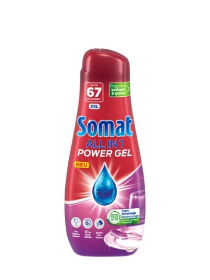 Poza cu Somat Power Gel, detergent masina de spalat vase, 1,072 L