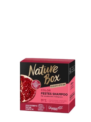 Poza cu Nature Box Pomegranate, sampon solid, 85 g