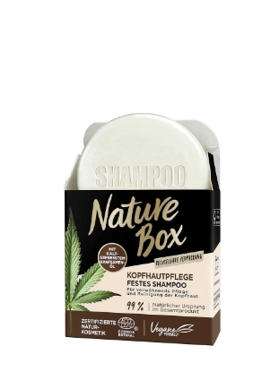 Poza cu Nature Box Hemp Seed Oil, sampon solid, 85 g