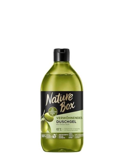 Poza cu Nature Box Olive Oil, gel de dus, 385 ml