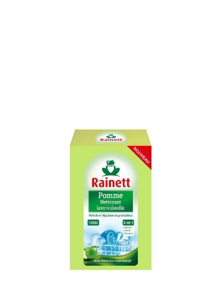 Poza cu Rainett 3In1 Apple, detergent pudra de vase, 125 g
