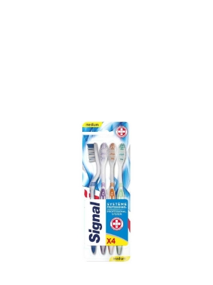 Poza cu Signal Professional System Medium, periuta de dinti, 4 buc