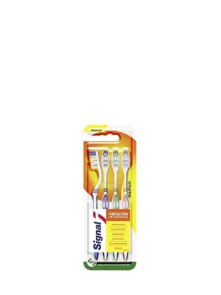 Poza cu Signal Protection Integrale Medium, periuta de dinti, 4 buc