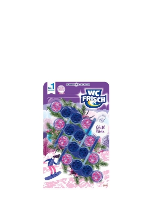 Poza cu WC Frisch Chill Ride, odorizant pentru toaleta, 4 x 50 g