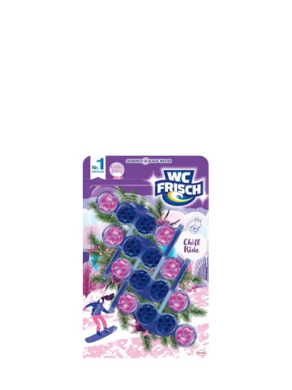 Poza cu WC Frisch Chill Ride, odorizant pentru toaleta, 4 x 50 g