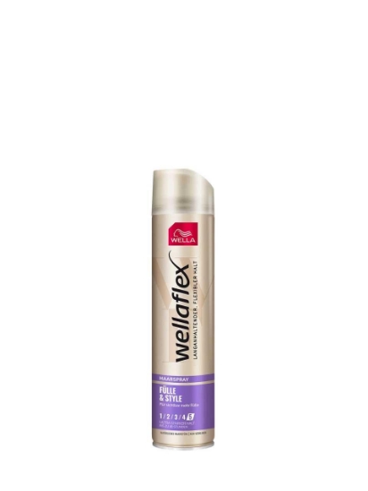 Poza cu Wellaflex Full & Style 5, spray fixativ, 250 ml