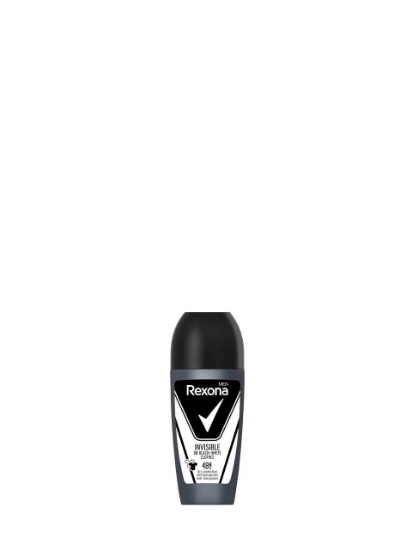 Poza cu Rexona Men Invisible Black&White, deodorant roll-on, 50 ml