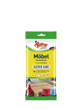 Poza cu Poliboy, servetele umede pentru curatarea obiectelor de mobilier, 24 buc