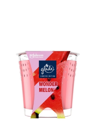 Poza cu Glade Wonder Melon, lumanare parfumata, 129 g
