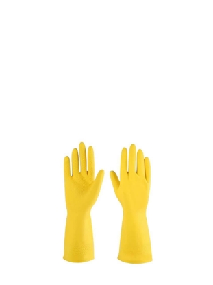 Poza cu Clean manusi din latex pentru uz casnic, Small, 1 buc
