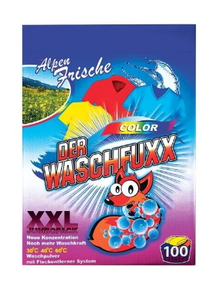 Poza cu Der Waschfuxx Color, detergent pudra pentru rufe colorate, 100 spalari, 6.5 kg