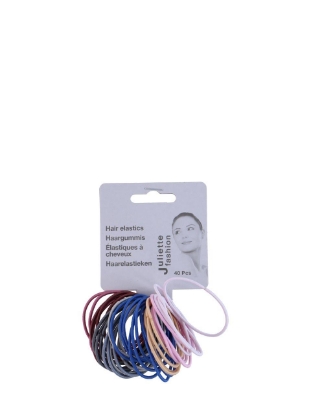 Poza cu Juliette Fashion, set elastice pentru par, 40 buc