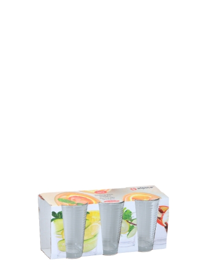 Poza cu Alpina Drink Glass Set, set pahare, 220 ml, 3 buc
