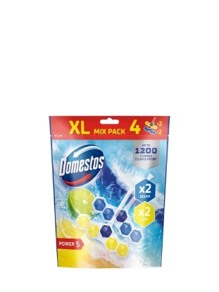 Poza cu Domestos Power 5 XL Mix Pack, odorizant toaleta, 4 x 50 g