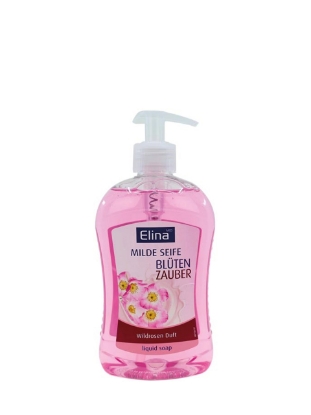 Poza cu Elina Wild Rose, sapun lichid cu dozator, 500 ml