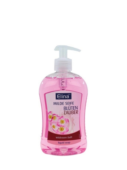 Poza cu Elina Wild Rose, sapun lichid cu dozator, 500 ml