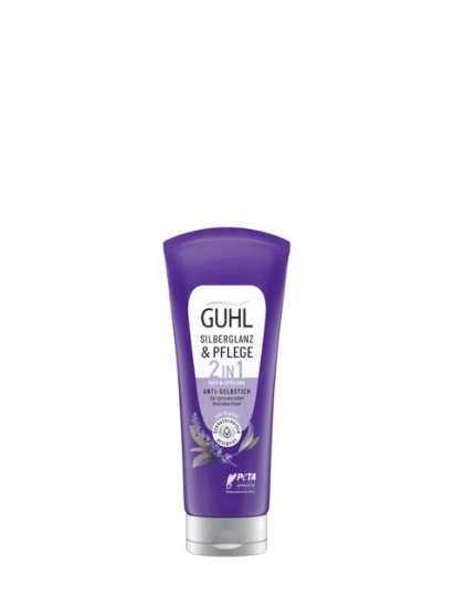 Poza cu Guhl Silberglanz & Pflege, tratament pentru par blond si grizonat, 200 ml