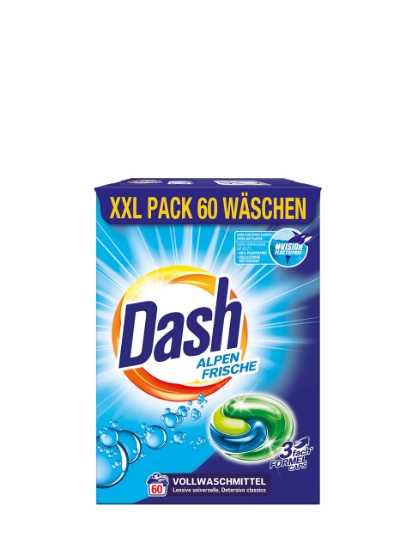 Poza cu Dash Alpine Fresh, detergent universal capsule, 60 spalari