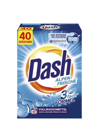 Poza cu Dash Alpin Fresh, detergent pudra universal, 40 spalari, 2.6 kg