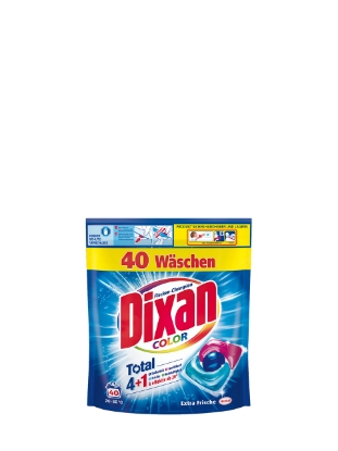 Poza cu Dixan Color 4in1, detergent capsule pentru rufe colorate, 40 spalari