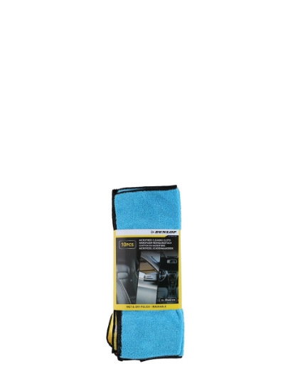 Poza cu Dunlop Set lavete auto Wet & Dry, 10 bucati