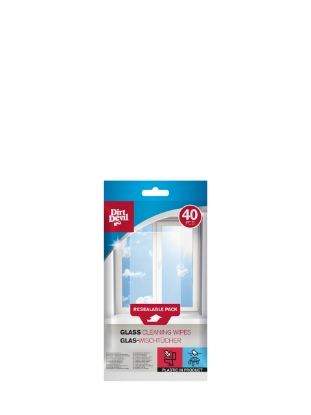 Poza cu Dirt Devil, servetele pentru curatarea suprafetelor din sticla, 40 buc