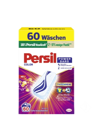 Poza cu Persil Color Power Bars, detergent pentru rufe colorate, 60 spalari, 1.77 kg