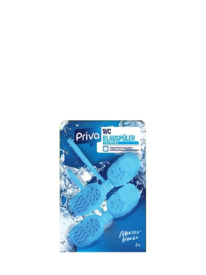 Poza cu Priva Ocean, odorizant pentru toaleta, 2 x 48 g