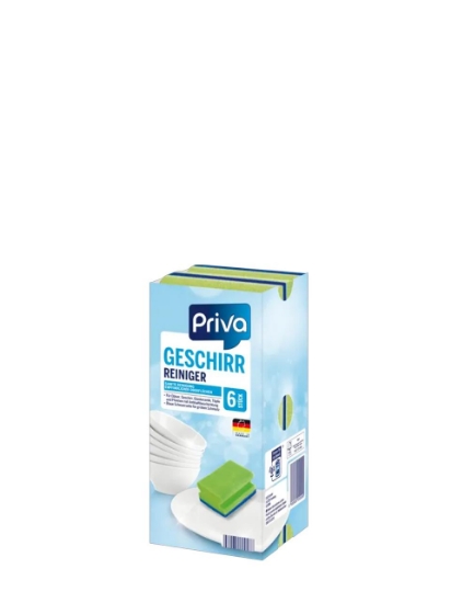 Poza cu Priva, bureti pentru vase, 6 buc