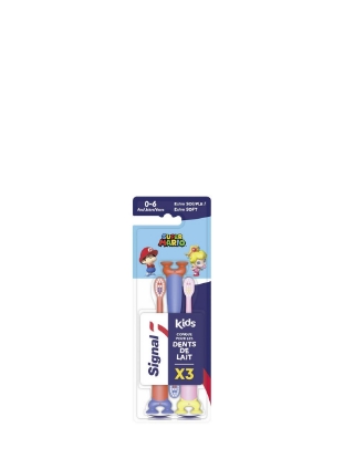 Poza cu Signal Super Mario, periuta de dinti pentru copii, 3 buc