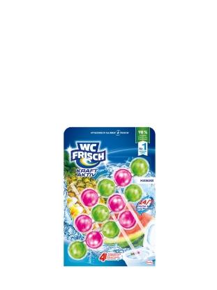 Poza cu WC Frisch Hawaii, odorizant pentru toaleta, 3 x 50 g