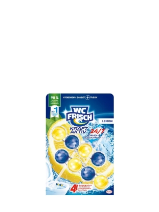 Poza cu WC Frisch Aktiv Lemon, odorizant pentru toaleta, 2 x 50 g
