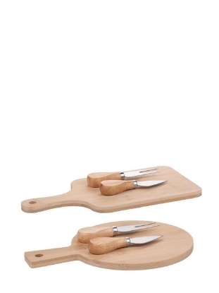 Poza cu Alpina Cheese Board Set, set platou branza, 3 piese