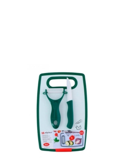 Poza cu Alpina Set Curatare si Feliere Legume, 3 piese