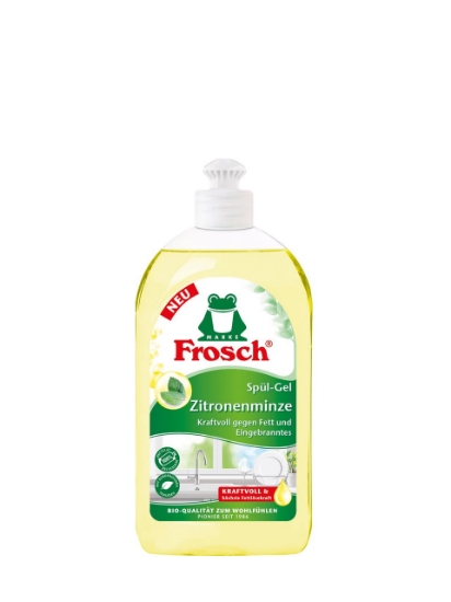 Poza cu Frosch Zitrone-Minze, detergent lichid pentru vase, 500 ml