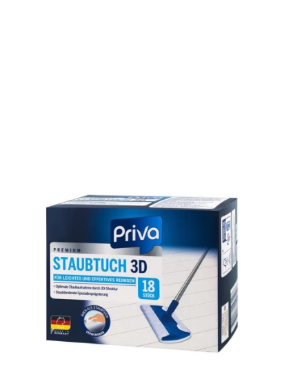Poza cu Priva Staubtuch 3D, lavete praf, 18 buc