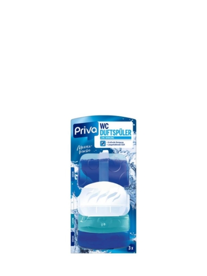 Poza cu Priva WC Duftspüler Ocean Breeze, odorizant pentru toaleta, 3 x 55 ml