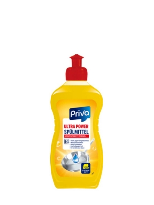Poza cu Priva Spulmittel Ultra Power Lemon, detergent de vase, 500 ml
