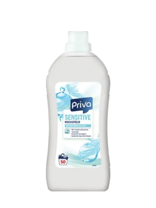 Poza cu Priva Sensitive Weichspüler, balsam de rufe, 50 spalari, 1.5 L