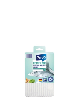 Poza cu Priva Fettfilter für Dunstabzugshauben, filtru pentru hota, 2 buc