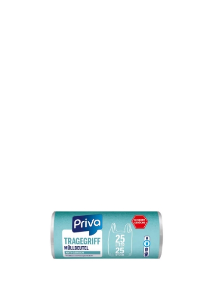 Poza cu Priva Müllbeutel Anti-Geruch, saci menajeri, 25 L, 25 buc