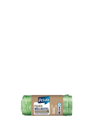 Poza cu Priva Folien-Müllbeutel, saci menajeri, 10 L, 10 buc